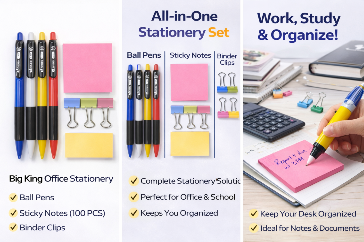 Big King Office Stationery Set